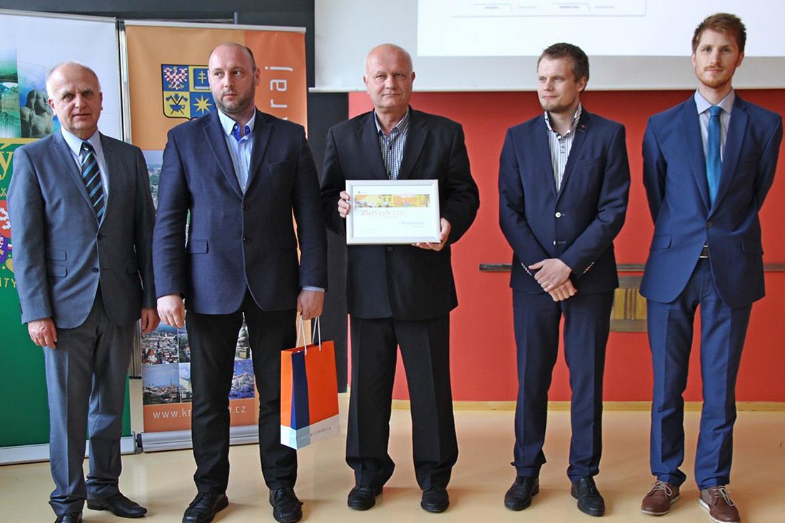 Dvě první místa Zlatého erbu Zlínského kraje